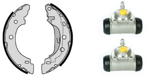 Brake Shoe Set (608.8108)