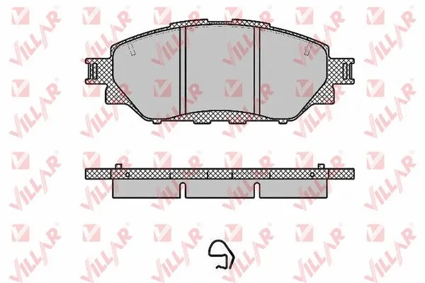 Brake Pad Set, disc brake (626.1999)