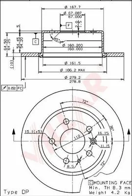Brake Disc (628.1210)