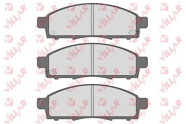 Brake Pad Set, disc brake (626.1533)