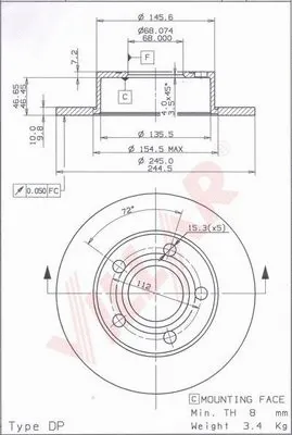 Brake Disc (628.1692)