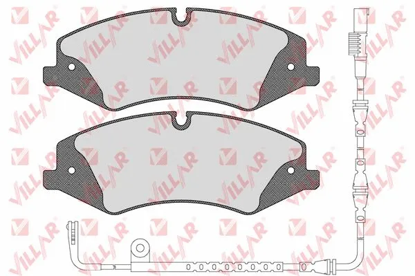 Brake Pad Set, disc brake (626.1600A)