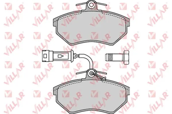 Brake Pad Set, disc brake (626.1136)