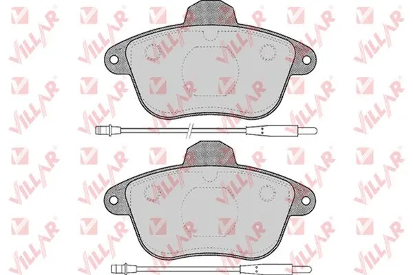 Brake Pad Set, disc brake (626.0478)