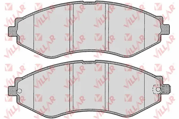 Brake Pad Set, disc brake (626.1208)