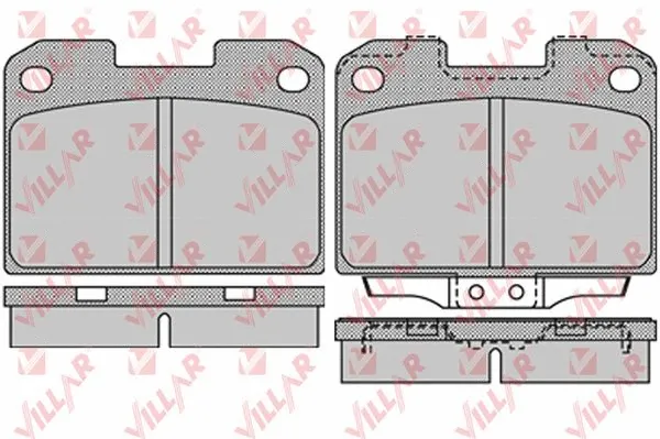 Brake Pad Set, disc brake (626.1022)