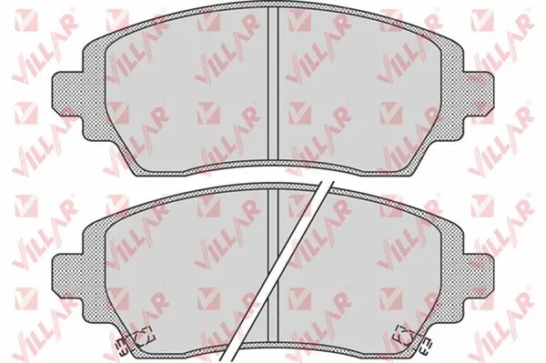 Brake Pad Set, disc brake (626.0834)