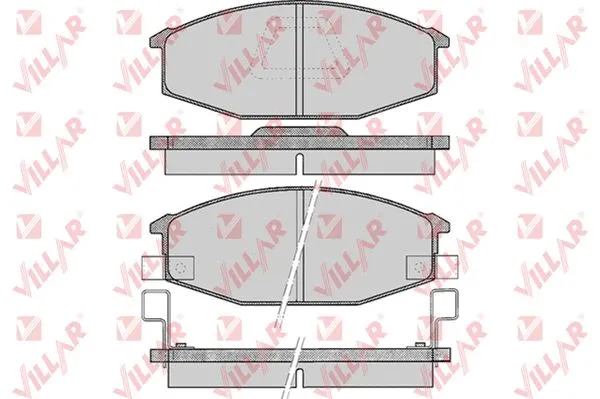 Brake Pad Set, disc brake (626.0375)