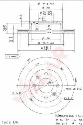 Brake Disc (628.1512)