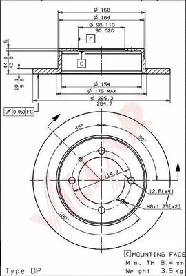 Brake Disc (628.1247)