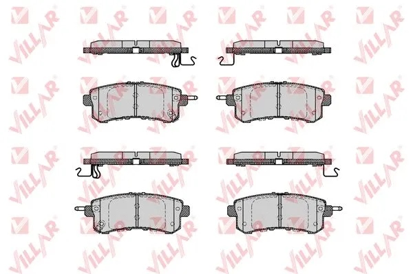 Brake Pad Set, disc brake (626.1798)