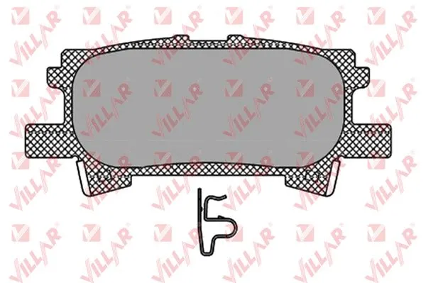 Brake Pad Set, disc brake (626.1436)