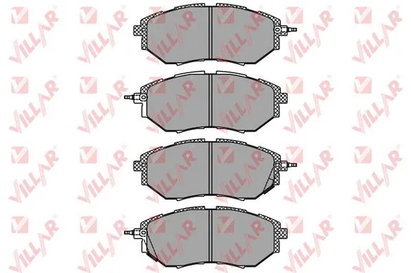 Brake Pad Set, disc brake (626.1402)