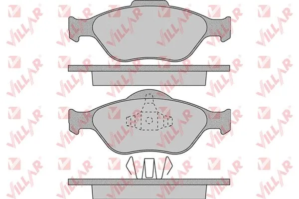 Brake Pad Set, disc brake (626.0949)