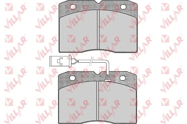 Brake Pad Set, disc brake (626.0425)