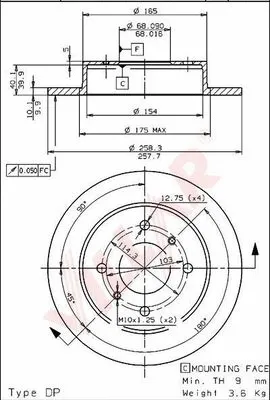 Brake Disc (628.1299)