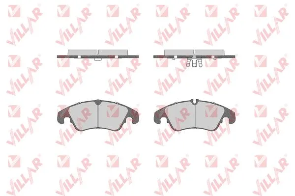 Brake Pad Set, disc brake (626.1420)