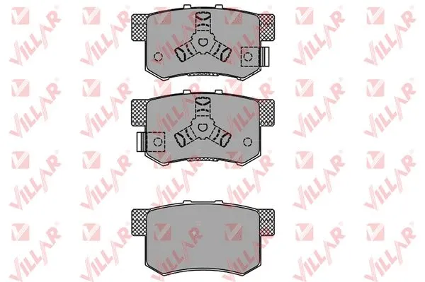 Brake Pad Set, disc brake (626.1404)