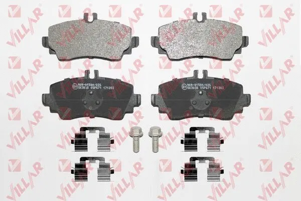 Brake Pad Set, disc brake (626.0671K)