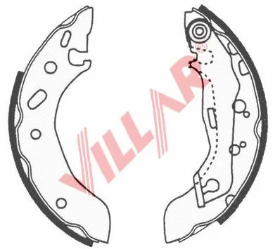 Brake Shoe Set (629.0656)