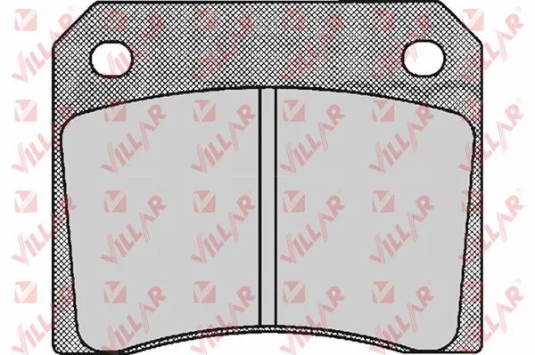 Brake Pad Set, disc brake (626.0530)