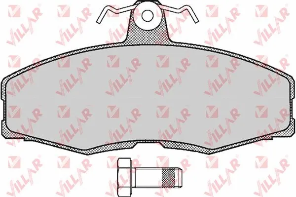 Brake Pad Set, disc brake (626.0234)