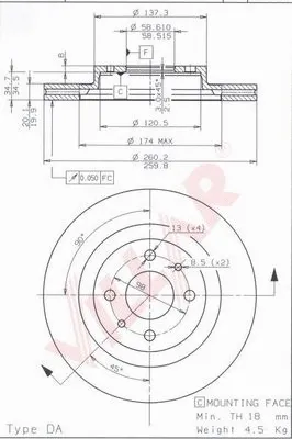 Brake Disc (628.1507)