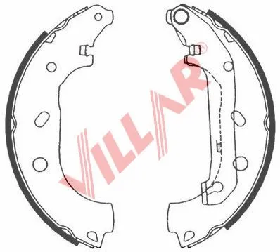 Brake Shoe Set (629.0823)