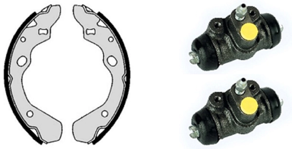 Brake Shoe Set (608.8329)