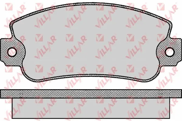 Brake Pad Set, disc brake (626.0006)
