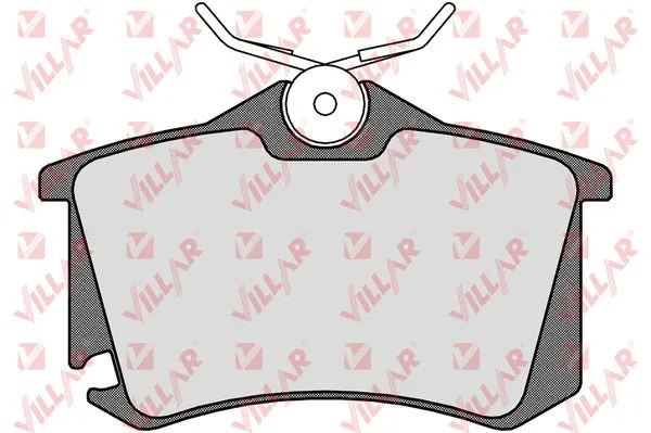 Brake Pad Set, disc brake (626.1508)