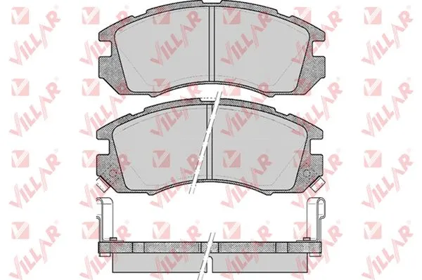 Brake Pad Set, disc brake (626.0546)