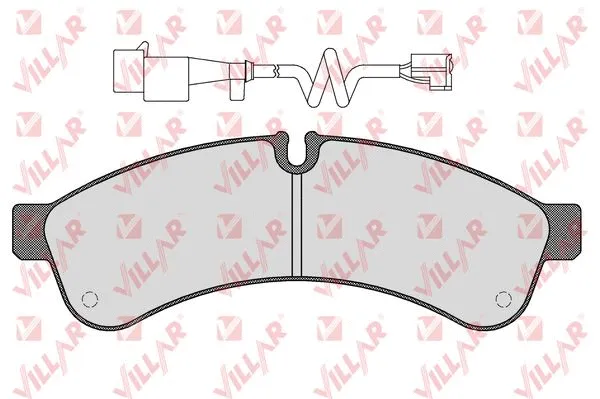 Brake Pad Set, disc brake (626.1461A)
