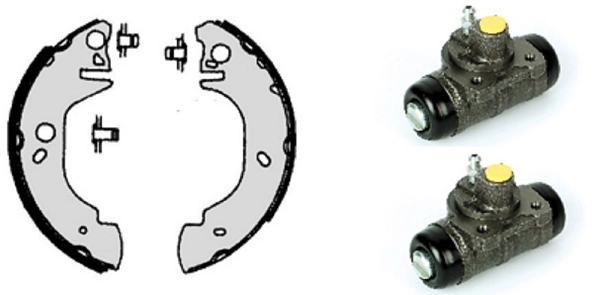 Brake Shoe Set (608.7989)
