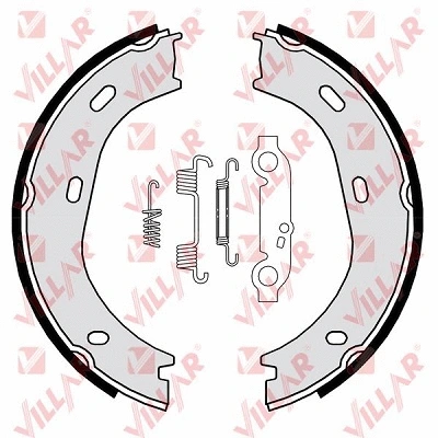 Brake Shoe Set, parking brake (629.0297)