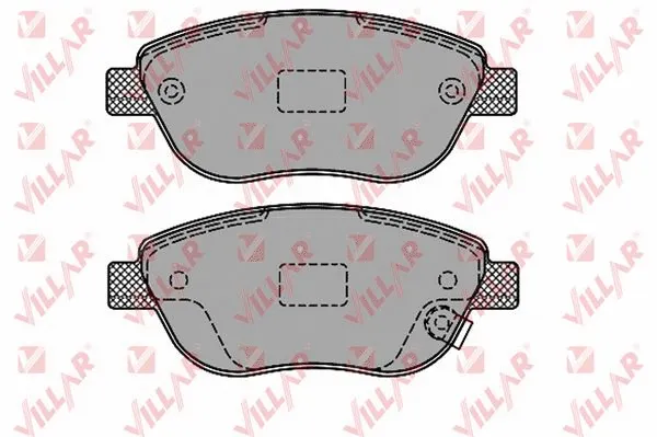 Brake Pad Set, disc brake (626.1328)