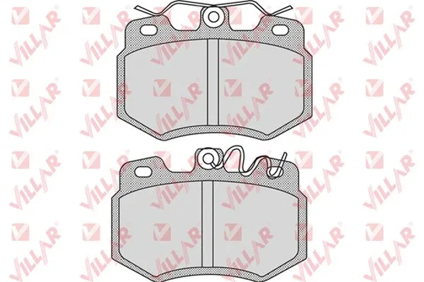 Brake Pad Set, disc brake (626.0931)