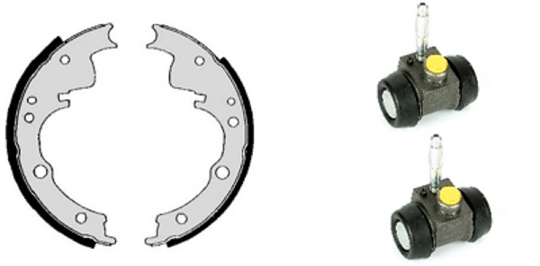 Brake Shoe Set (608.8116)