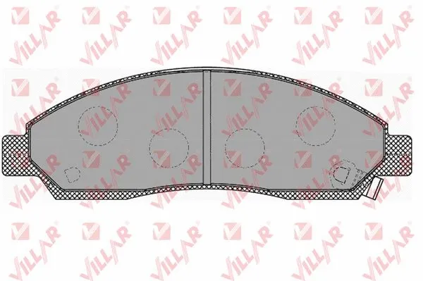 Brake Pad Set, disc brake (626.1372)