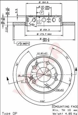 Brake Disc (628.1205)