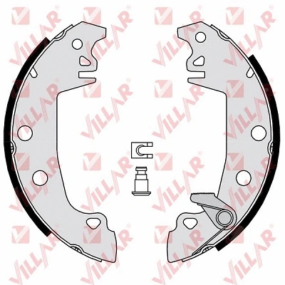Brake Shoe Set (629.0341)