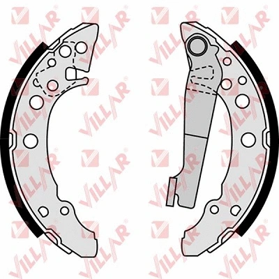 Brake Shoe Set (629.0411)