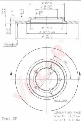 Brake Disc (628.1934)