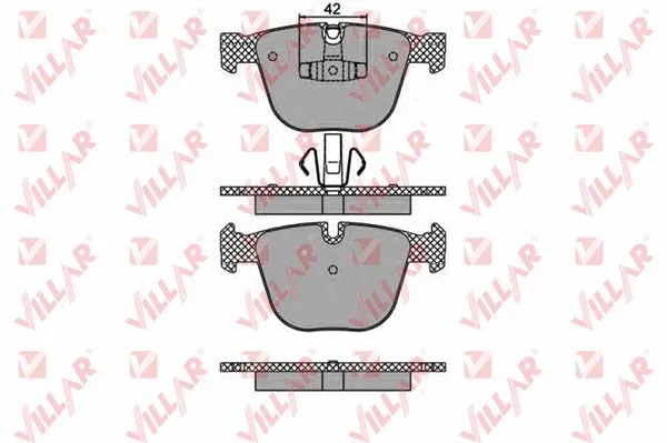 Brake Pad Set, disc brake (626.1473)