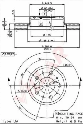 Brake Disc (628.1616)