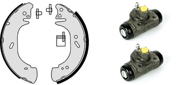 Brake Shoe Set (608.7991)