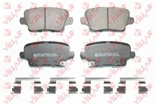 Brake Pad Set, disc brake (626.2141K)