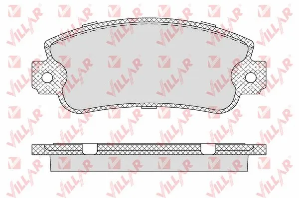 Brake Pad Set, disc brake (626.0007)