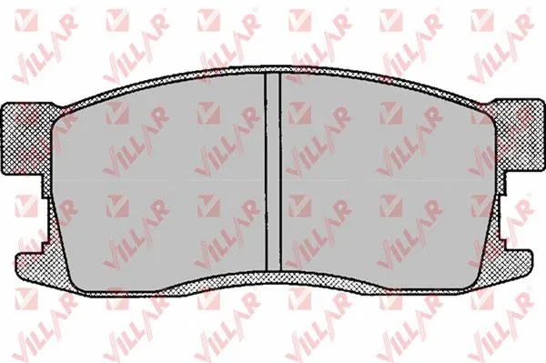 Brake Pad Set, disc brake (626.0081)