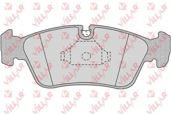 Brake Pad Set, disc brake (626.0757)